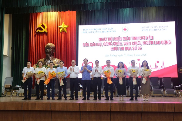 Ngày hội hiến máu tình nguyện của Khối thi đua số 02 năm 2026